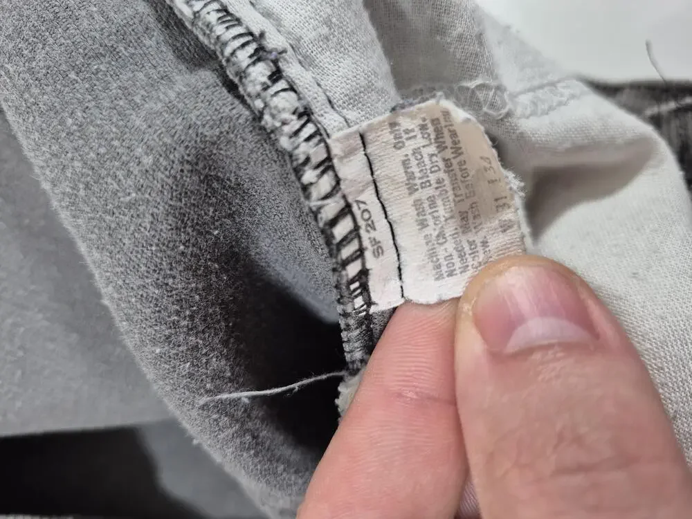 Levis wide patch waistband